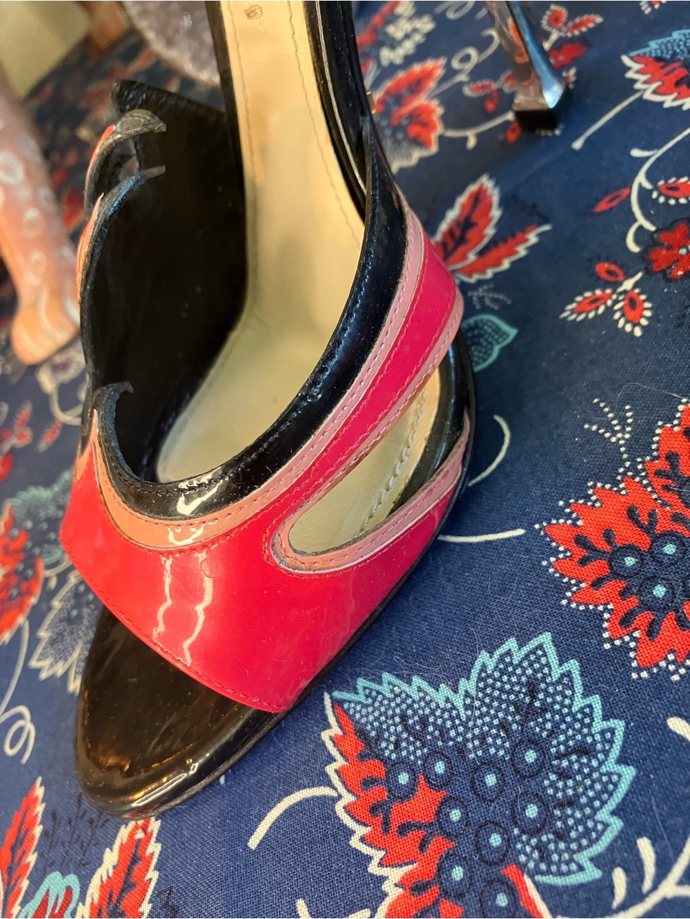 Prada Hot Pink Hot Rod Flame Heels 37 SS 2012 - Picture 12 of 15